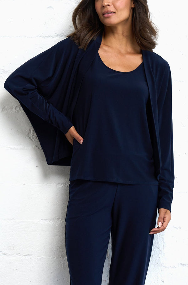 Luxe Stretch Mini Cocoon-Navy