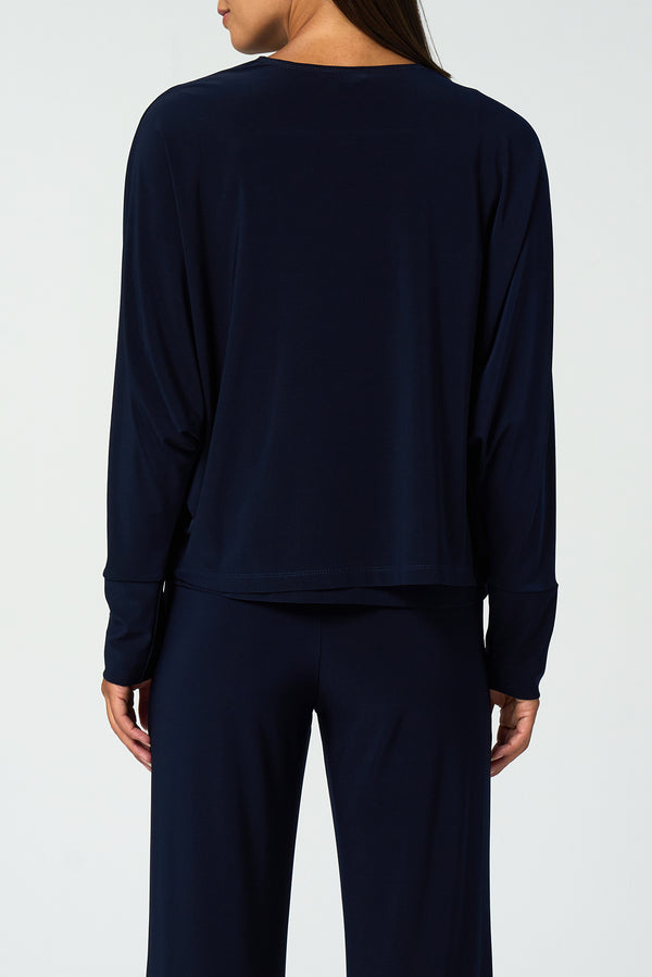 Luxe Stretch Mini Cocoon-Navy