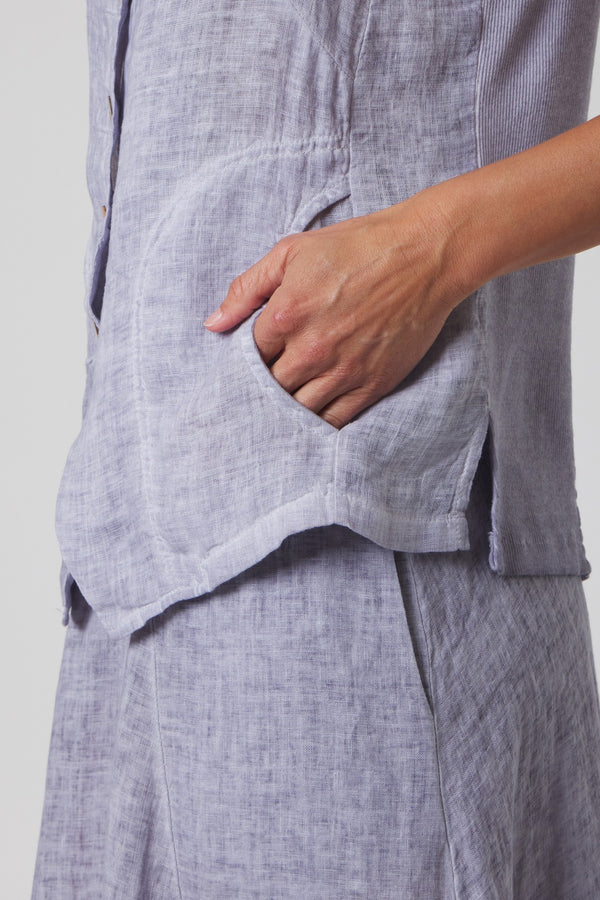Slate Linen Shell