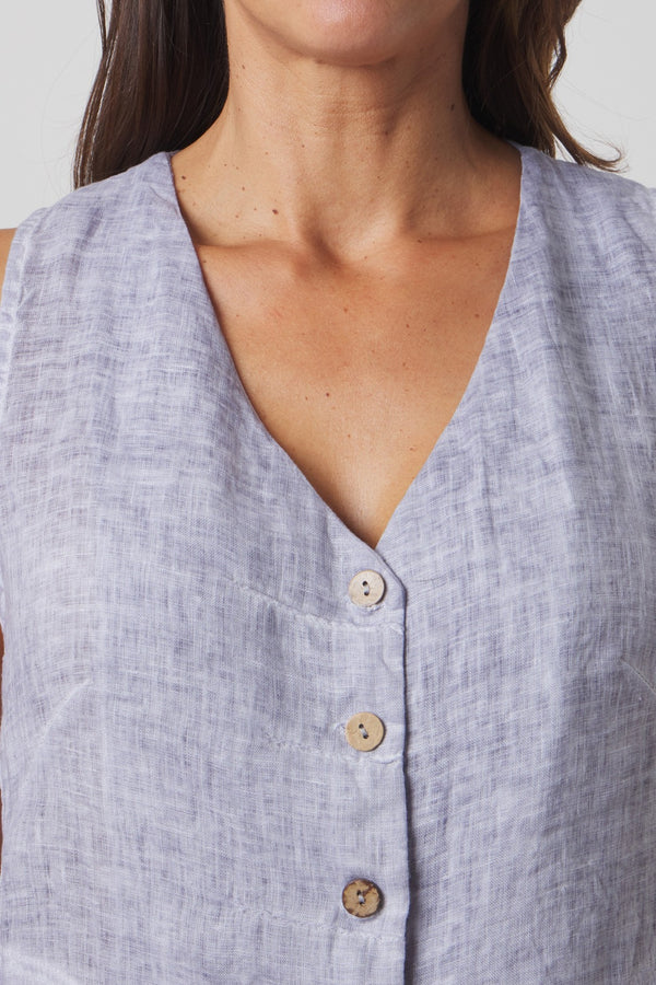 Slate Linen Shell