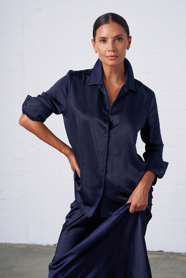 Luxury Satin Shirt