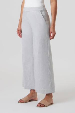 Newport Pant in Coastal Grey Stripe