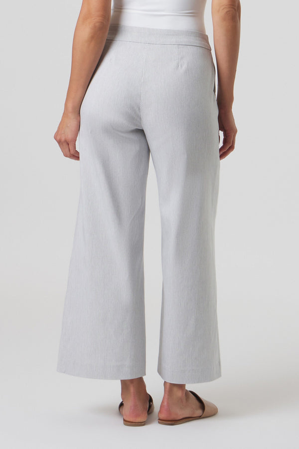 Newport Pant in Coastal Grey Stripe