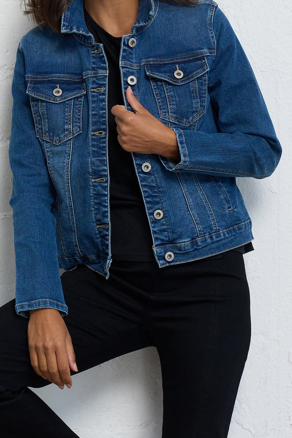 Classic Stretch Denim Jacket