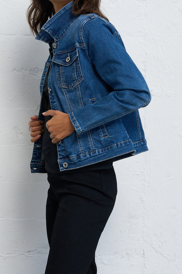 Classic Stretch Denim Jacket