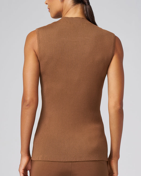 Modern Rib Knitted Shell