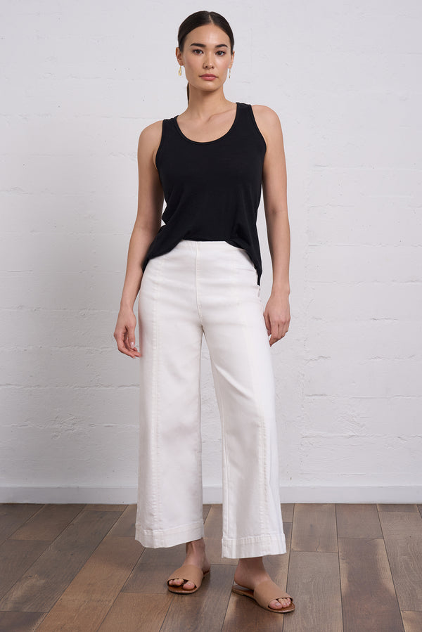 Wide Leg Cropped Jean