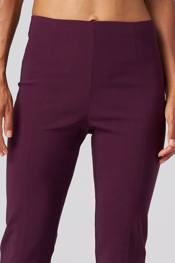All-Season Tapered Pant in Aubergine
