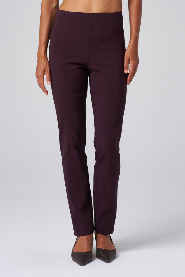 All-Season Tapered Pant in Black Cherry