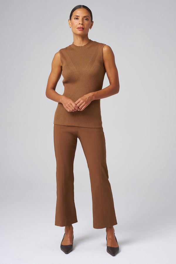 All-Season Kick Flare Pant Chestnut