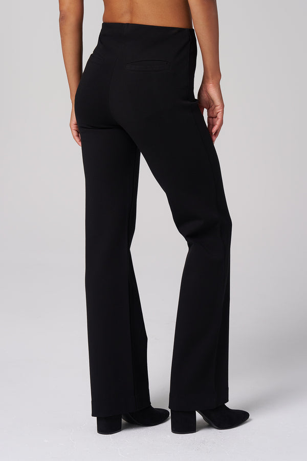 Ponte Bootcut Pant-Black Tall