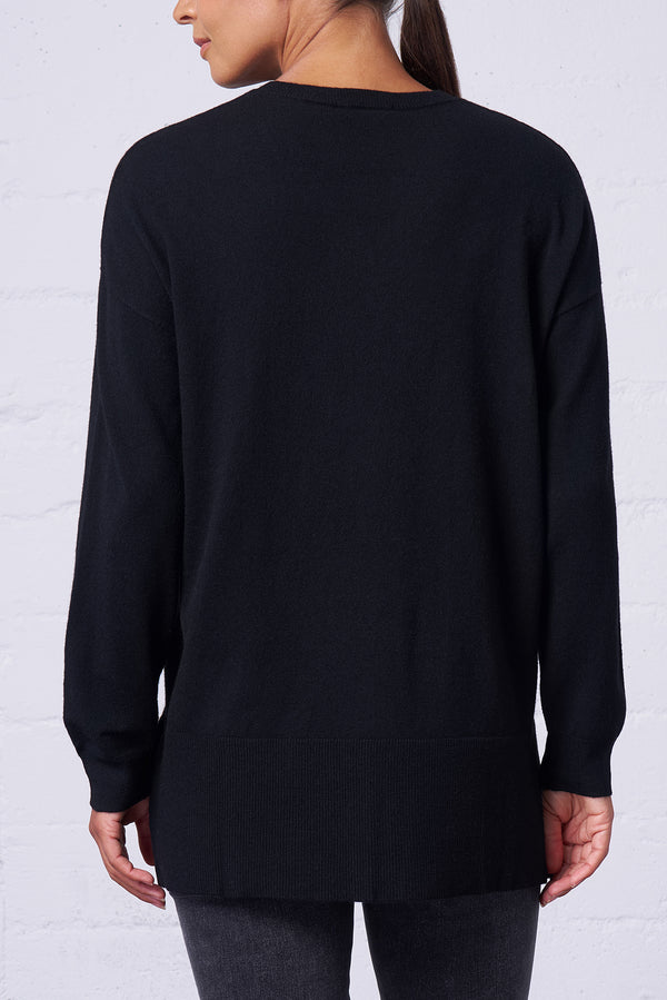 Relaxed V-Neck Sweater
