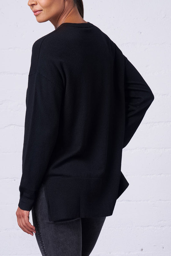 Relaxed V-Neck Sweater