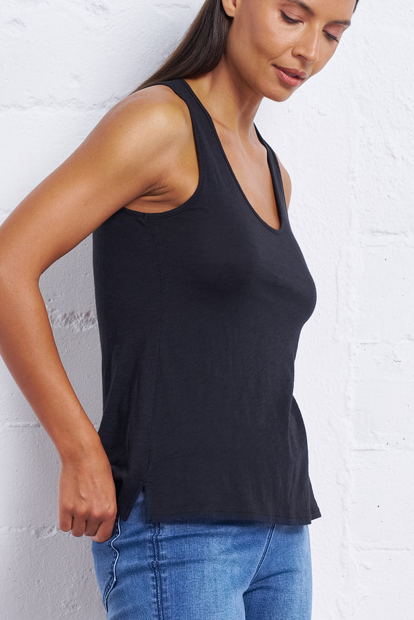 Slub Jersey A-Line Tank