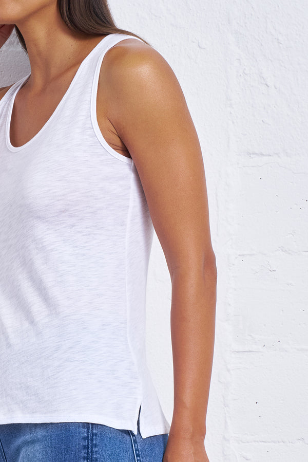 Slub Jersey A-Line Tank